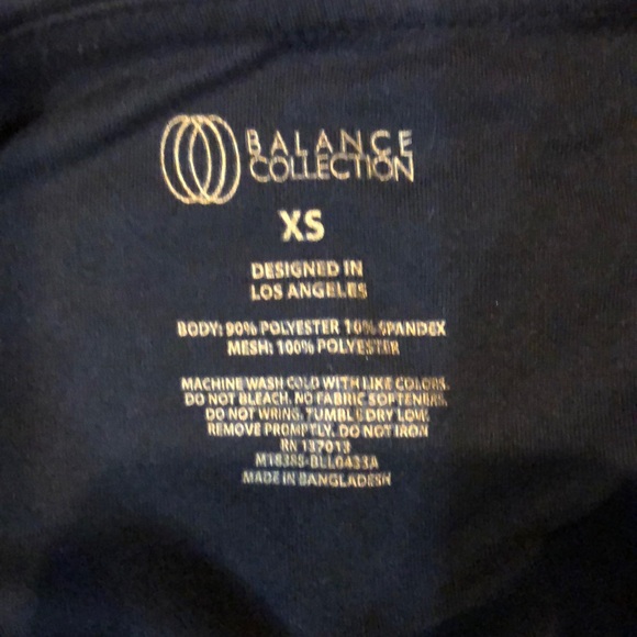 Balance Collection Black leggings NWT-size XS - Picture 3 of 8